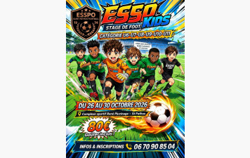 STAGE FUTSAL Octobre 2026