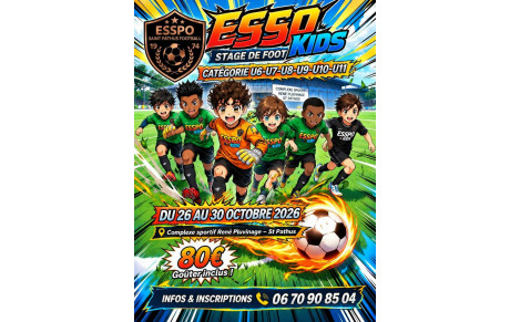 STAGE FUTSAL Octobre 2026